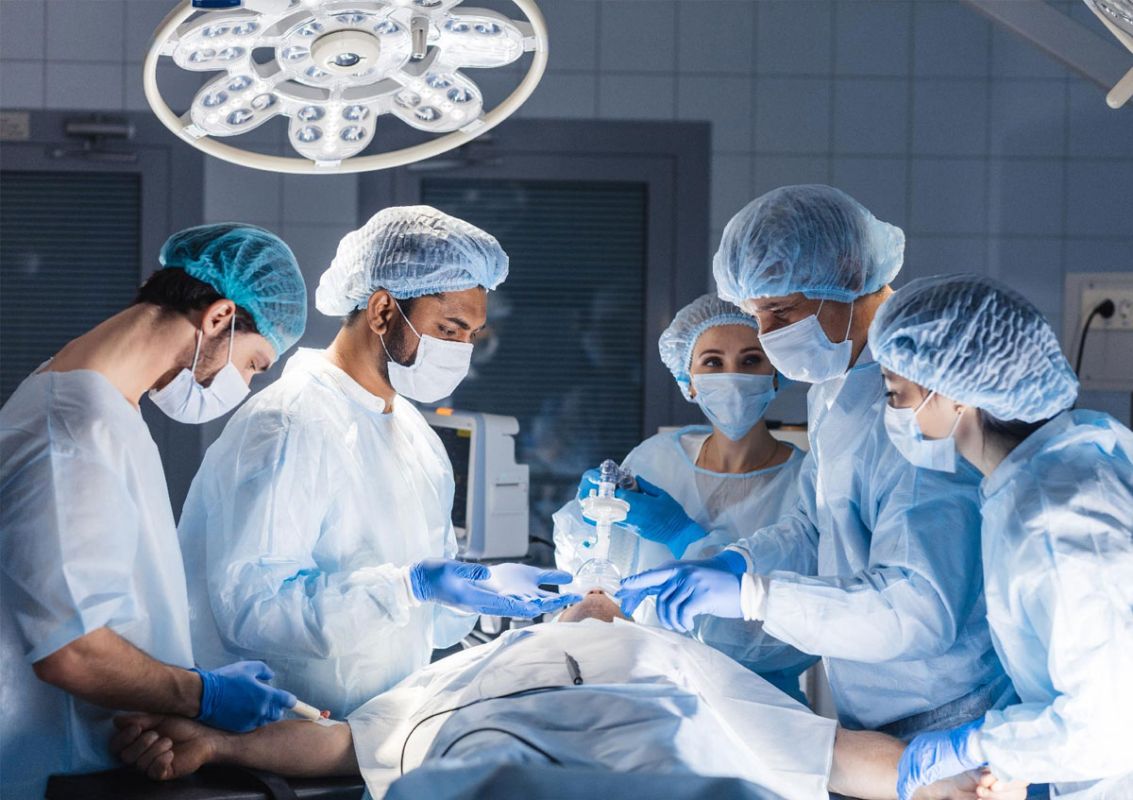 Most common general surgery procedures